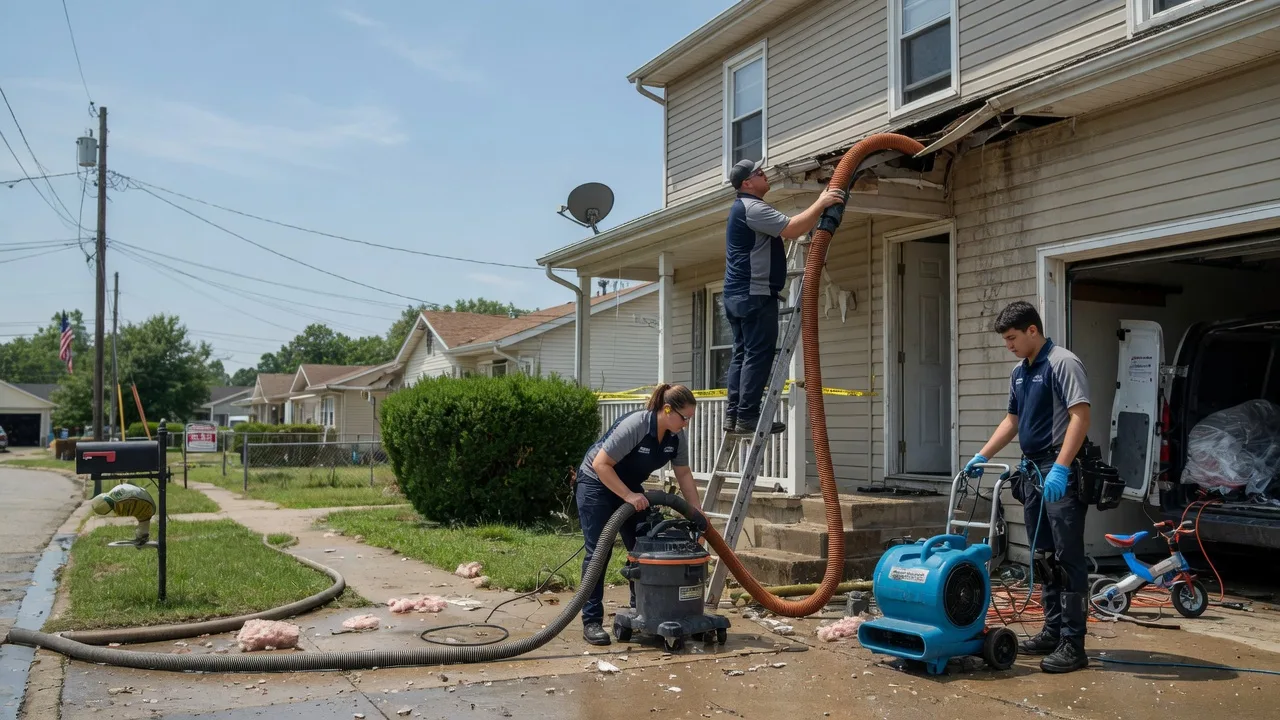 Water Damage Restoration in Tiline, KY near me